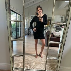 Rachel Pally open back midi black dress